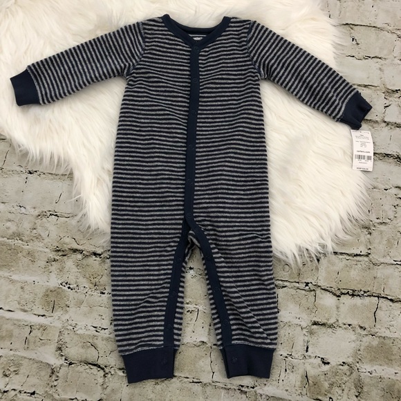 NWT Carter’s Little Baby Basics Stripe Bear Outfit - Picture 2 of 5